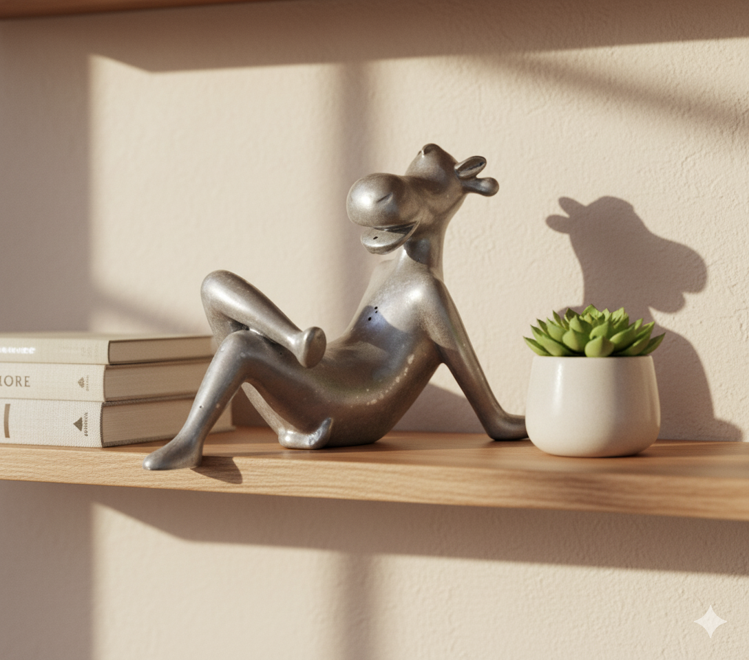 The Serene Bovine Muse Home Decor