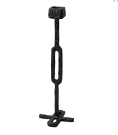 The Forged Link Candlestick Candle Holder Home Decor