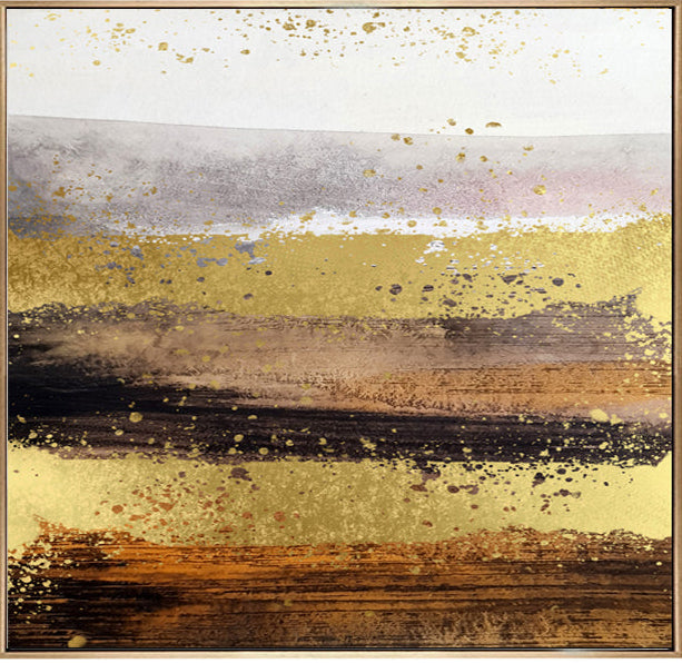 The Gilded Horizon Handmade Wall Art Home Decor