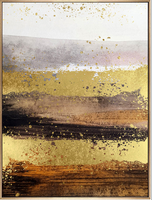 The Gilded Horizon Handmade Wall Art Home Decor