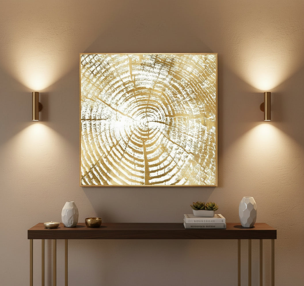 The Golden Chronos Wall Art Home Decor