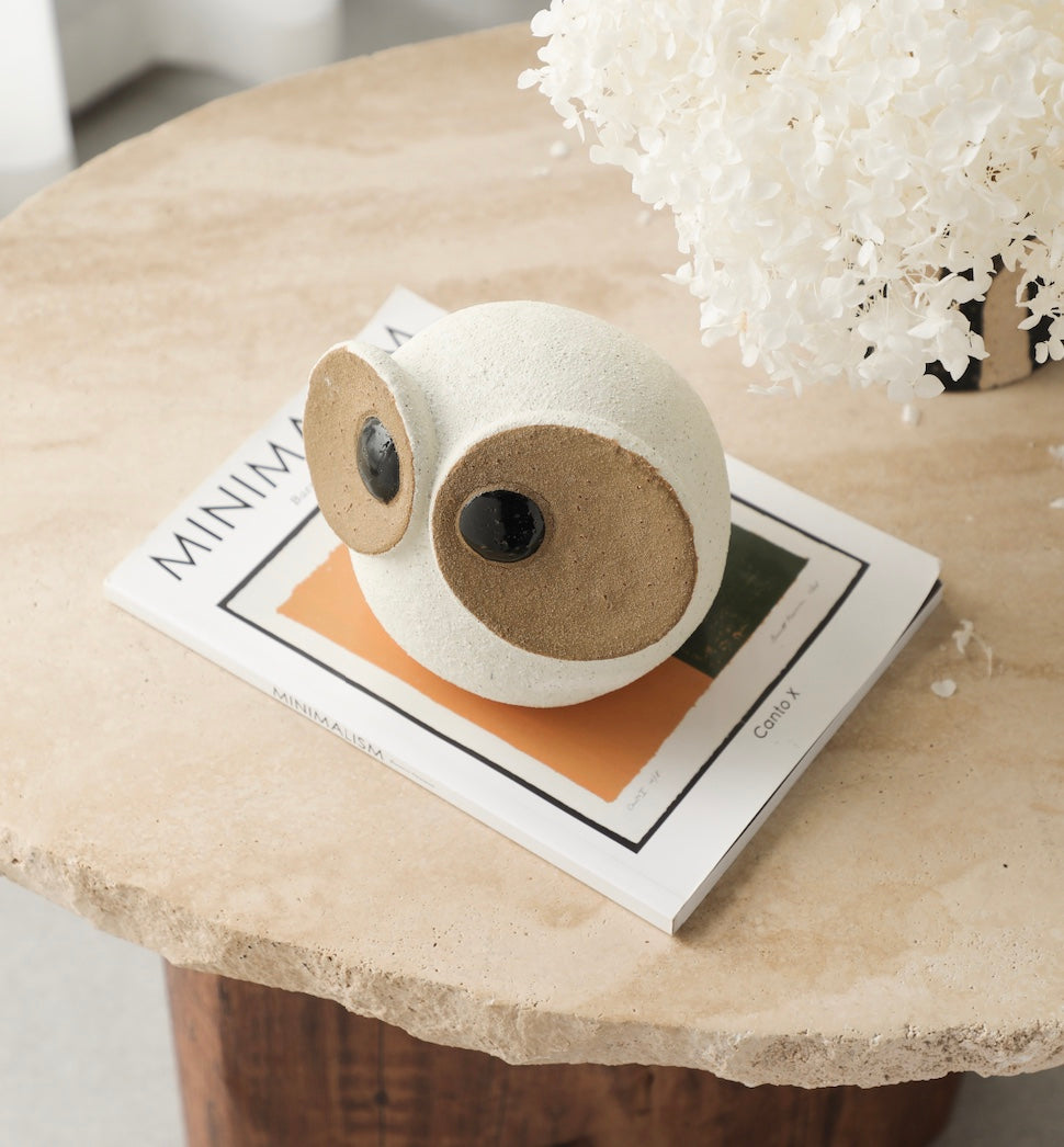 The Small Sage Owl Ornament Home Decor